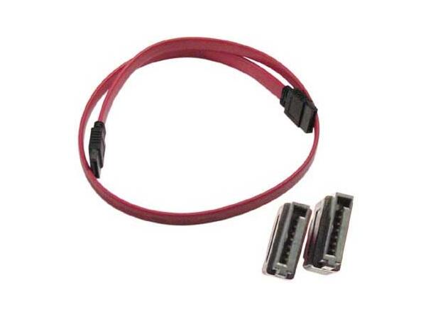 SATA/150/300 IDE kabel, 1,0 meter, rett rett kontakt i begge ender.